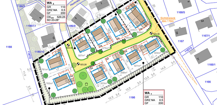 Bebauungsplan Moosener Str. Übersee